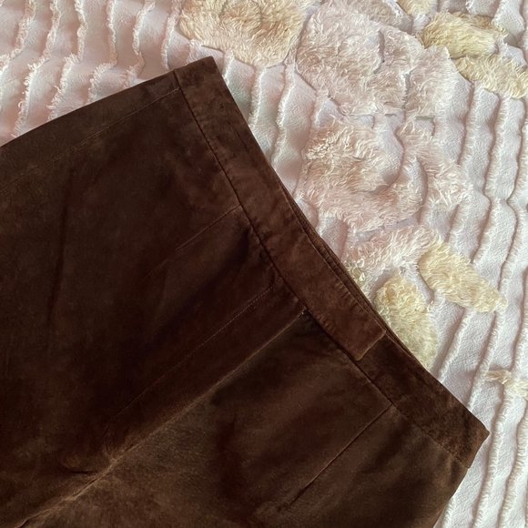 Brown Velvet Pants lord and taylor 4 - Picture 3 of 4